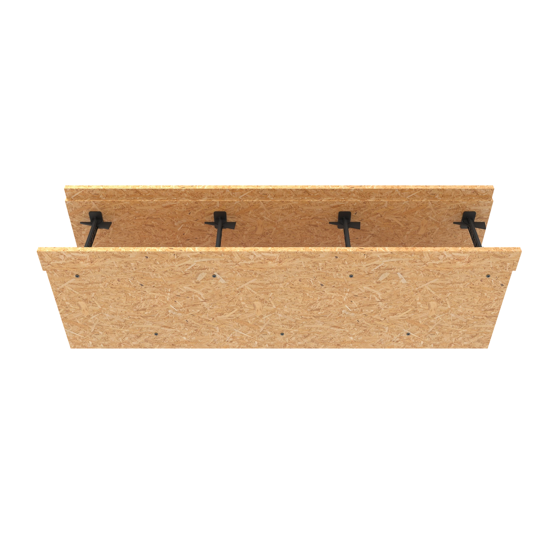Removable OSB formwork panel