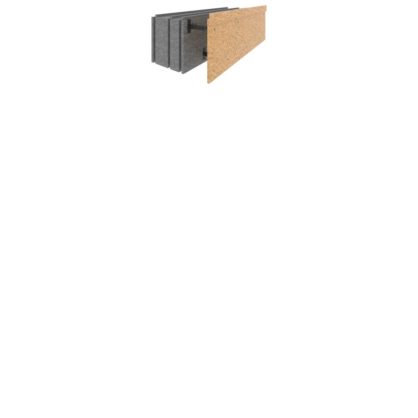 Passive House Block OSB corner wall assembly