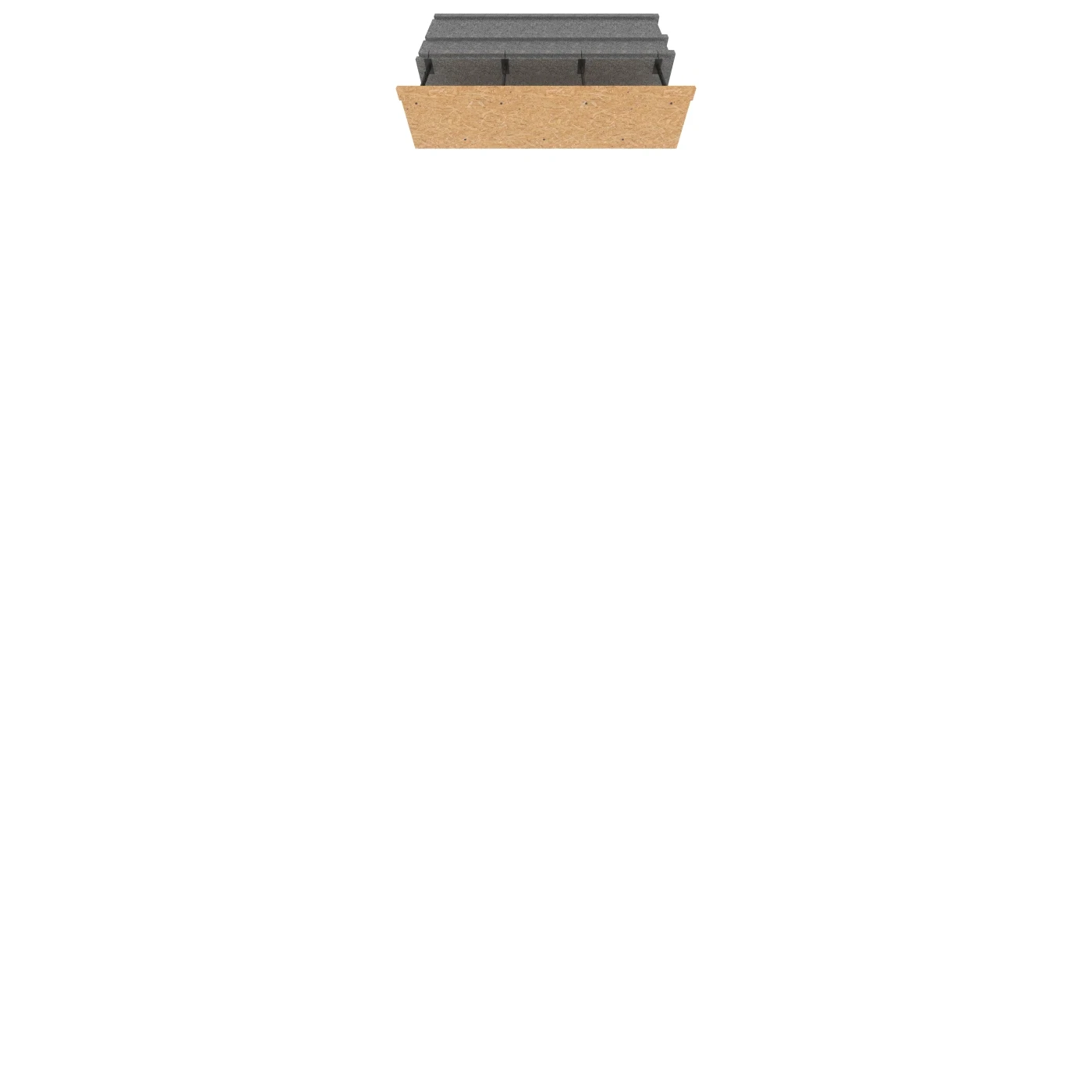 Passive House Block OSB straight wall assembly
