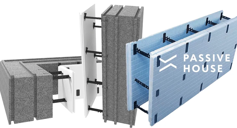 Passive House Block product family wall-system variants